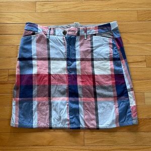 Croft & Barrow Stretch Plaid Skort